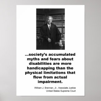 Associate Justice William J. Brennan, Jr. ポスター