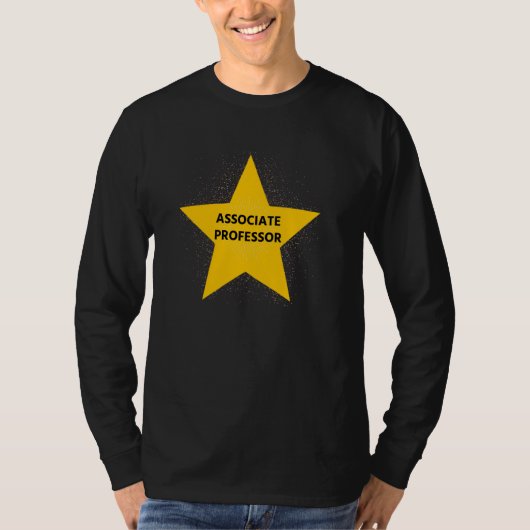 Associate Professor Star - Tenated Professor Celeb Tシャツ (正面)