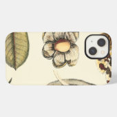 Assorted Animals Painted on Cream Background iPhoneケース (裏面横)