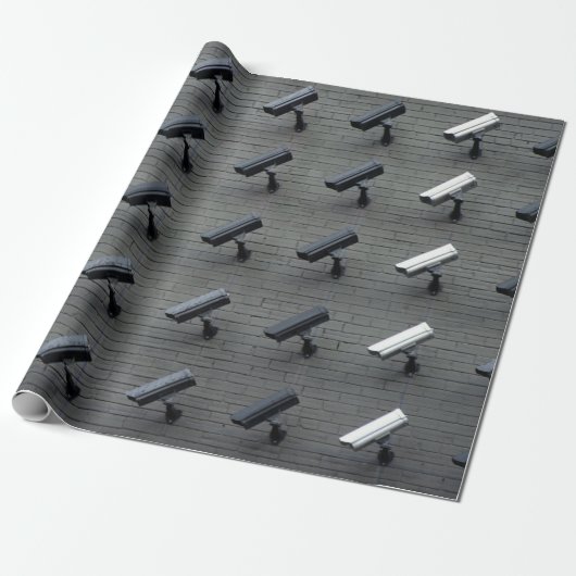 Assorted-color security cameras ラッピングペーパー (アンロールド)