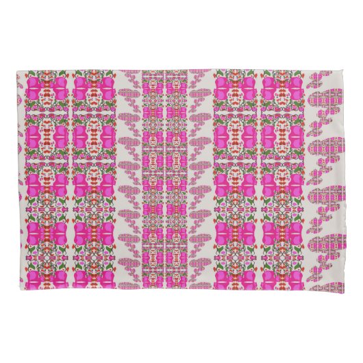 Assorted Floral Roses 枕カバー (正面)