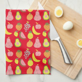 Assorted FruitsコレクションThunder_Cove キッチンタオル (四つ折り)