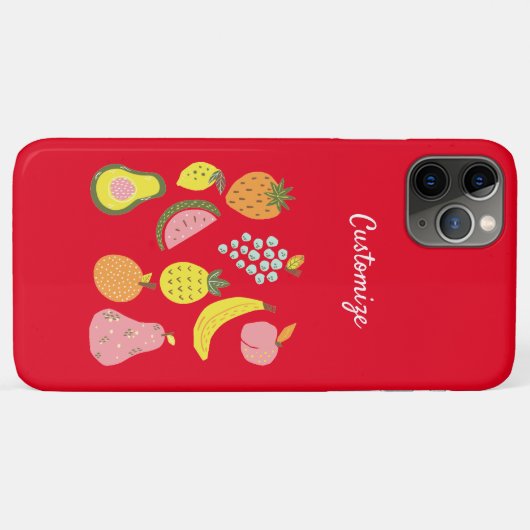 Assorted FruitsコレクションThunder_Cove Case-Mate iPhoneケース (裏面(横))