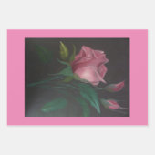 Assorted Rose Images Wrapping Paper Sheets ラッピングペーパーシート (正面3)