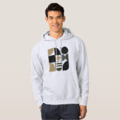 Assorted Shapes Men's Basic Hooded Sweatshirt パーカ (正面フル)