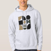 Assorted Shapes Men's Basic Hooded Sweatshirt パーカ (正面)