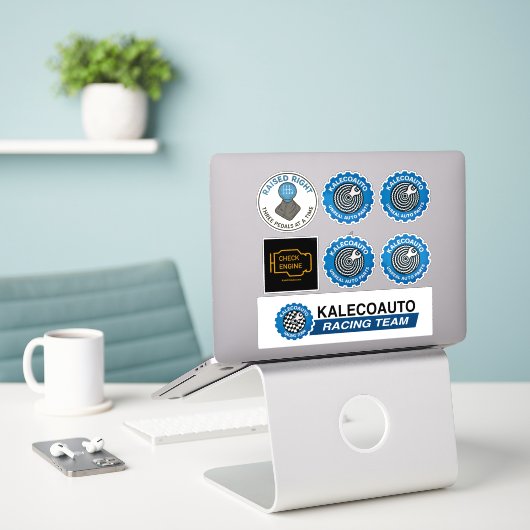 Assortment 2 シール (デスク上のノートパソコン)