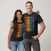 Assume Nothing Gay Pride Flag Rainbow Barcode Prid Tシャツ (ユニセックス)