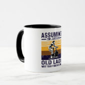assuming i am an just old lady マグカップ (正面左)
