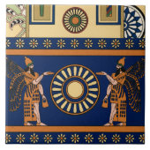 Assyrian Deity Called an Apkallu or Winged Genius タイル (正面)