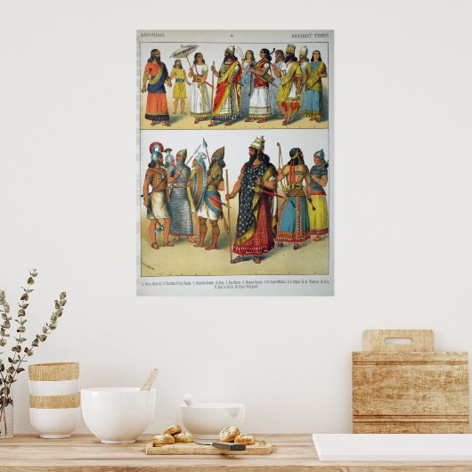 Assyrian Fashion ポスター (キッチン)