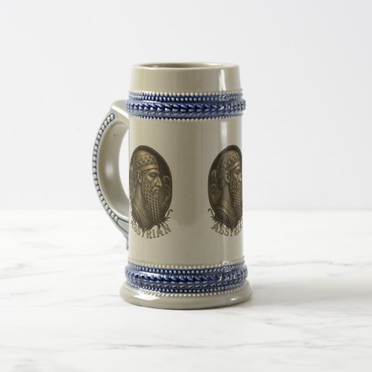 Assyrian ( SARGON )Mug ビールジョッキ (正面左)
