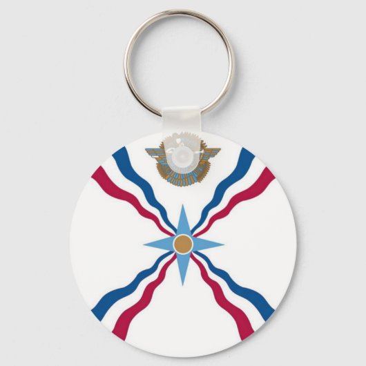 AssyrianFlag KEY CHAIN キーホルダー (正面)