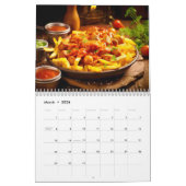 ast Food Favorites – 2026 Calendar カレンダー (3月 2026)
