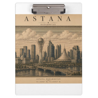 Astana | Vintage Travel City Design クリップボード