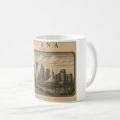 Astana | Vintage Travel City Design コーヒーマグカップ (正面右)