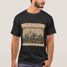 Astana | Vintage Travel City Design Tシャツ