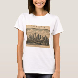 Astana | Vintage Travel City Design Tシャツ