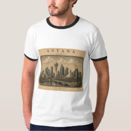 Astana | Vintage Travel City Design Tシャツ