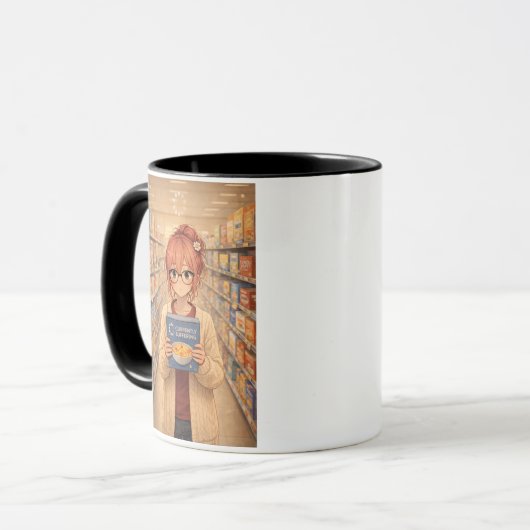 Aster™ Currently Buffering Coffee Mug Cute Aesthet マグカップ (正面左)