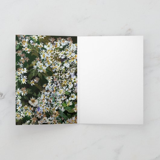 ASTER FLOWERS カード (内部)