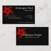 Aster Fractal名刺 名刺 (正面/裏面)