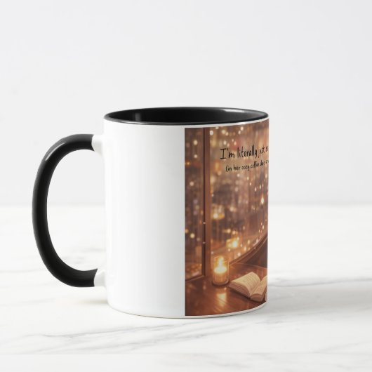 Aster™ I'm Just a Girl Coffee Mug Cute Aesthetic マグカップ (左)