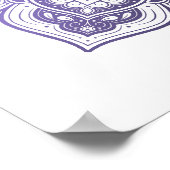 Aster Mandala Fine Art Print ポスター (角)