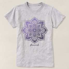Aster Mandala Personalized T-Shirt Tシャツ