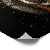 Asteria Goddess of the Stars: Silver Black Art ポスター (角)