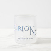 AsterionのNoir曇らされたマグv2 フロストグラスマグカップ (中央)