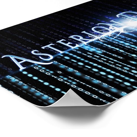 Asterion Dominionロゴ(10x4.5) ポスター (角)