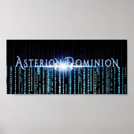Asterion Dominionロゴ(10x4.5) ポスター