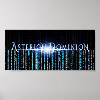 Asterion Dominionロゴ(10x4.5) ポスター