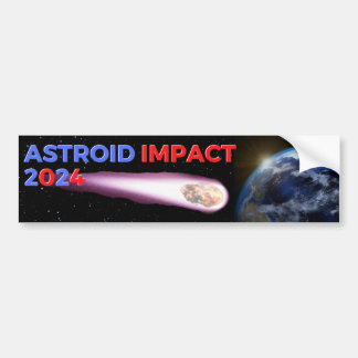 ASTEROID 2024ステッカー バンパーステッカー