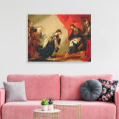 Asther in Ahasuerus, c.1645-50 (caの油) キャンバスプリント (インサイチュ (リビング))