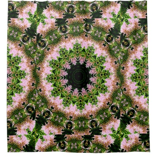 Astilbe Wreath シャワーカーテン (正面)