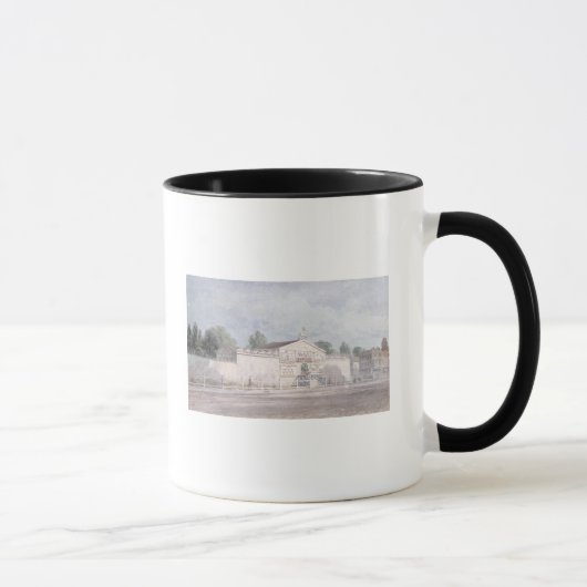 Astleyの円形競技場1777年の外観 マグカップ (右)