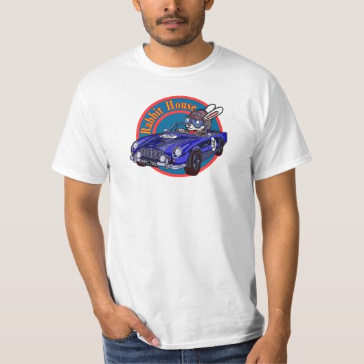 Aston type DB5 - 白 Tシャツ (正面)