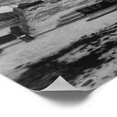 Astoriaのウォーターフロント倉庫、または写真 ポスター (角)