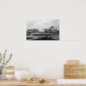 Astoriaのウォーターフロント倉庫、または写真 ポスター (キッチン)