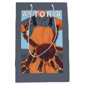 AstoriaのOregonKingのカニ ミディアムペーパーバッグ (正面)