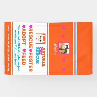 ASTORIA CATの救助の旗 横断幕