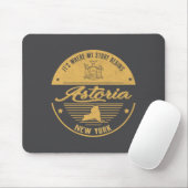 Astoria New York Its Where My Story Begins  マウスパッド (マウス)