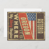 Astoria Oregon ポストカード (正面/裏面)