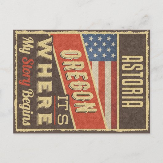 Astoria Oregon ポストカード (正面)