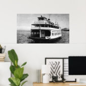 Astoria, Oregon View of Ferry Meglerの写真 ポスター (ホームオフィス)