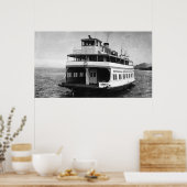 Astoria, Oregon View of Ferry Meglerの写真 ポスター (キッチン)