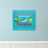 Astoria、OregonGill Netters BestAstoria、OR キャンバスプリント (インサイチュ (ウッドフロア))