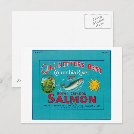 Astoria、OregonGill Netters BestAstoria、OR ポストカード (正面/裏面)